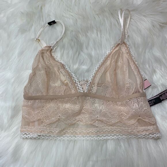 Victoria's Secret VerySexy Tan Lace Bralet… - Picture 1 of 3